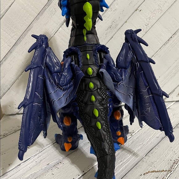 Wow Wee Untamed Legends Vulcan Blue dragon toy - Picture 7 of 9